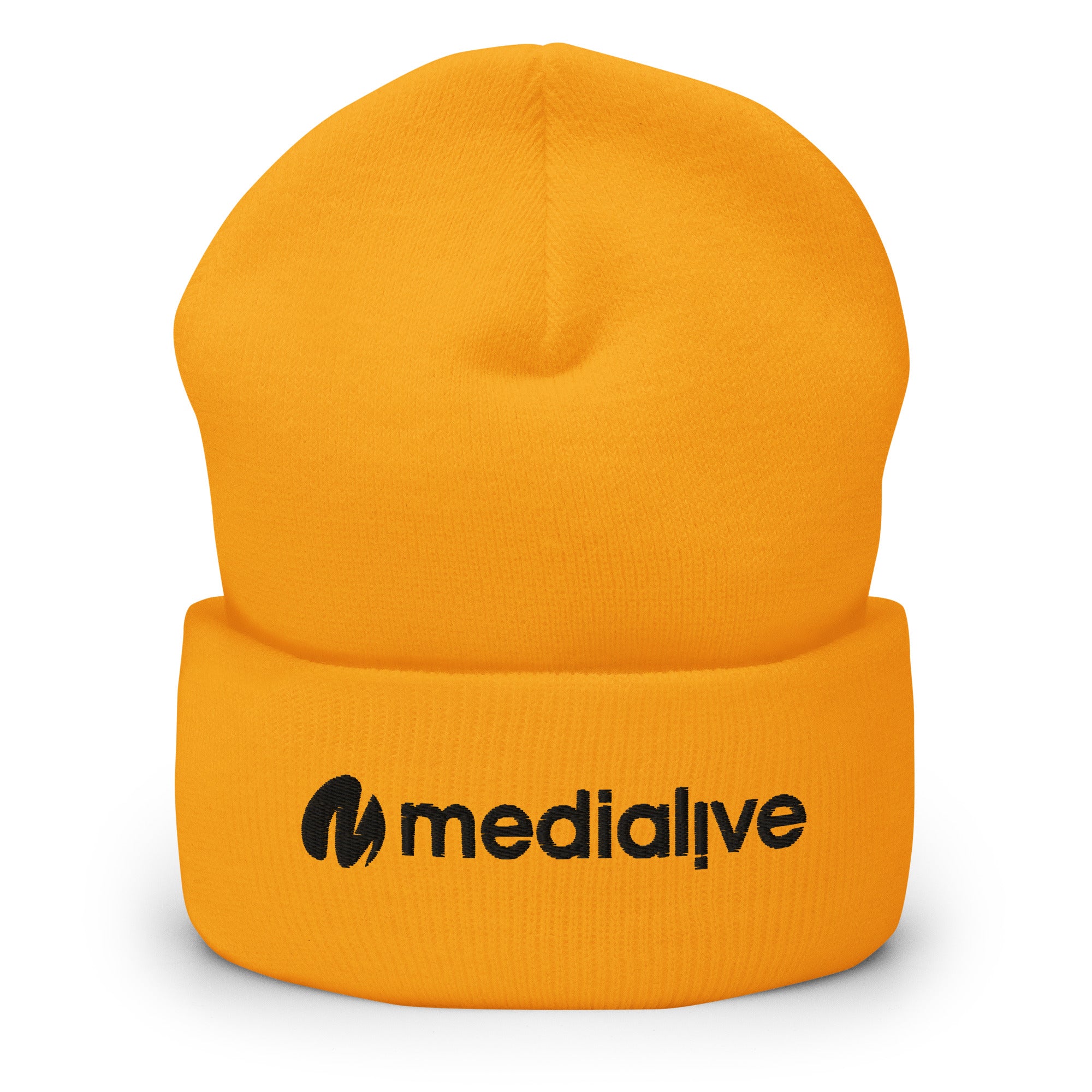 Logo Medialive - Bonnet à Revers - Brodé
