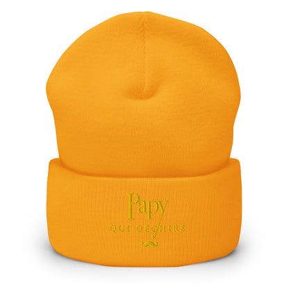 Papy qui déchirent - Bonnet à Revers - Brodé