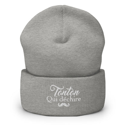 Tonton qui déchire - Bonnet à Revers - Brodé