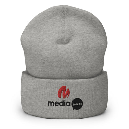 Media Group - Pro - Bonnet à Revers - Brodé
