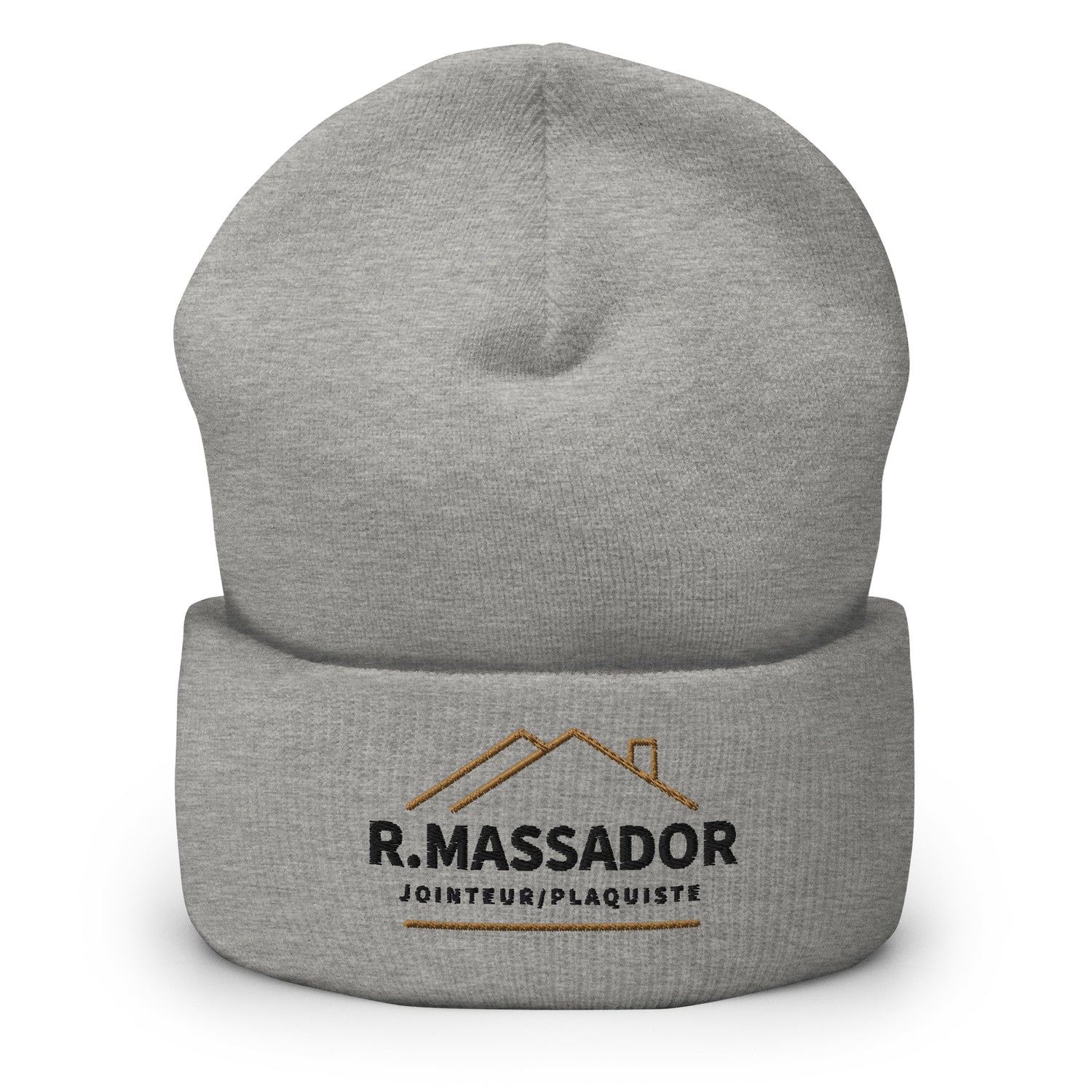 R. Massador - Bonnet à Revers - Brodé