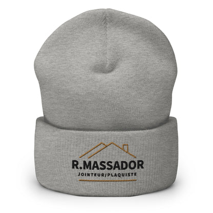 R. Massador - Bonnet à Revers - Brodé