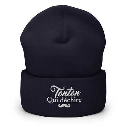 Tonton qui déchire - Bonnet à Revers - Brodé