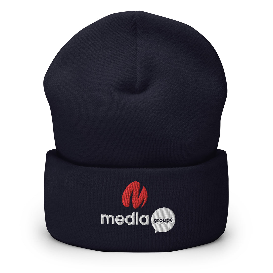 Media Group - Pro - Bonnet à Revers - Brodé