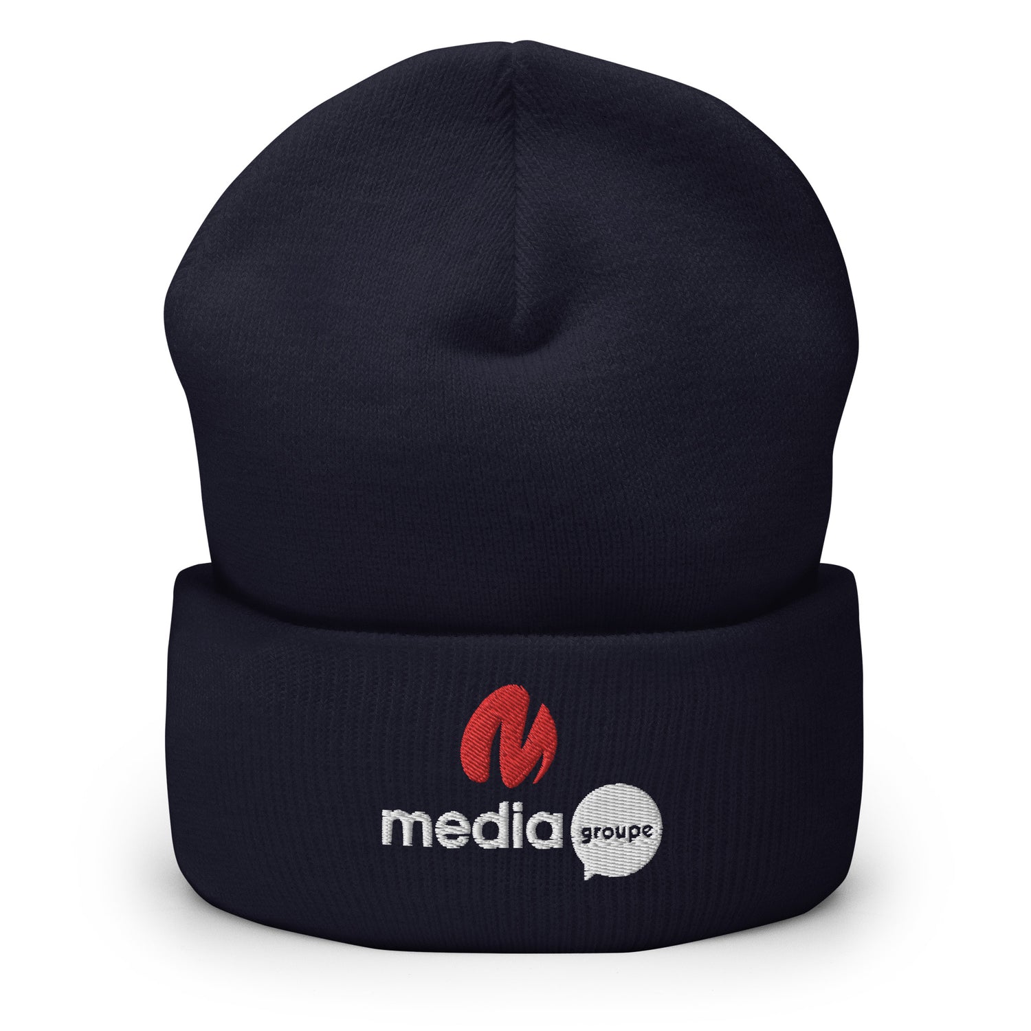 Media Group - Pro - Bonnet à Revers - Brodé