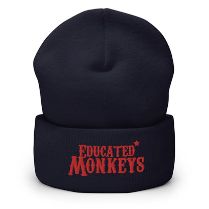Educated Monkeys - Bonnet à Revers - Brodé
