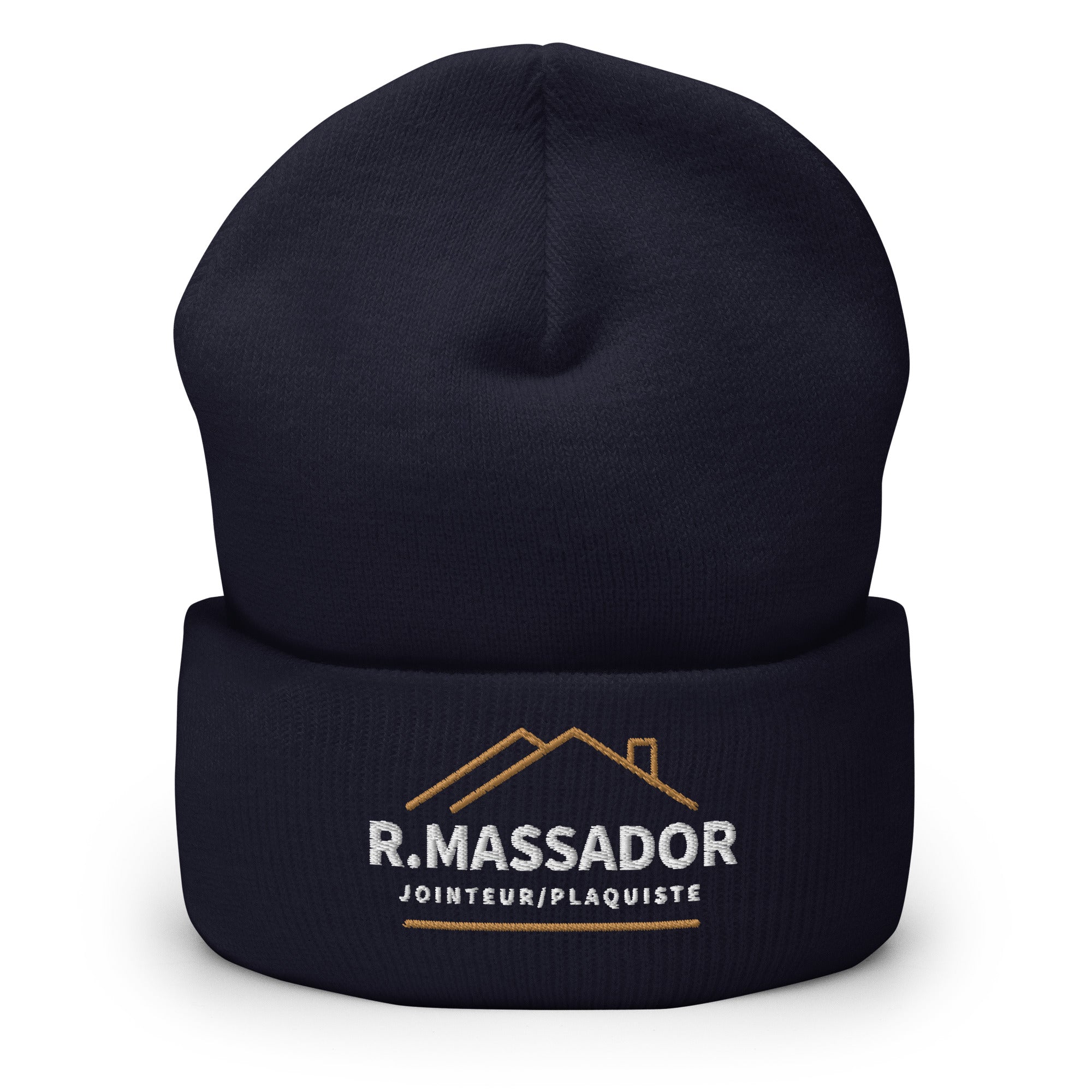 R. Massador - Bonnet à Revers - Brodé