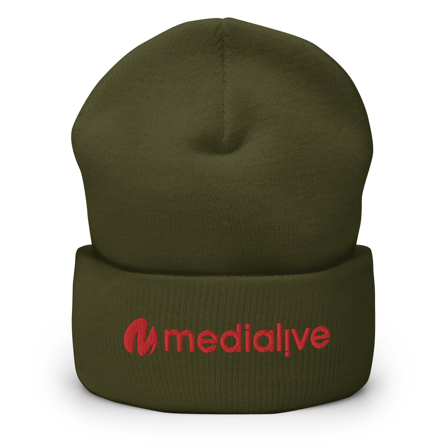 Logo Medialive - Bonnet à Revers - Brodé