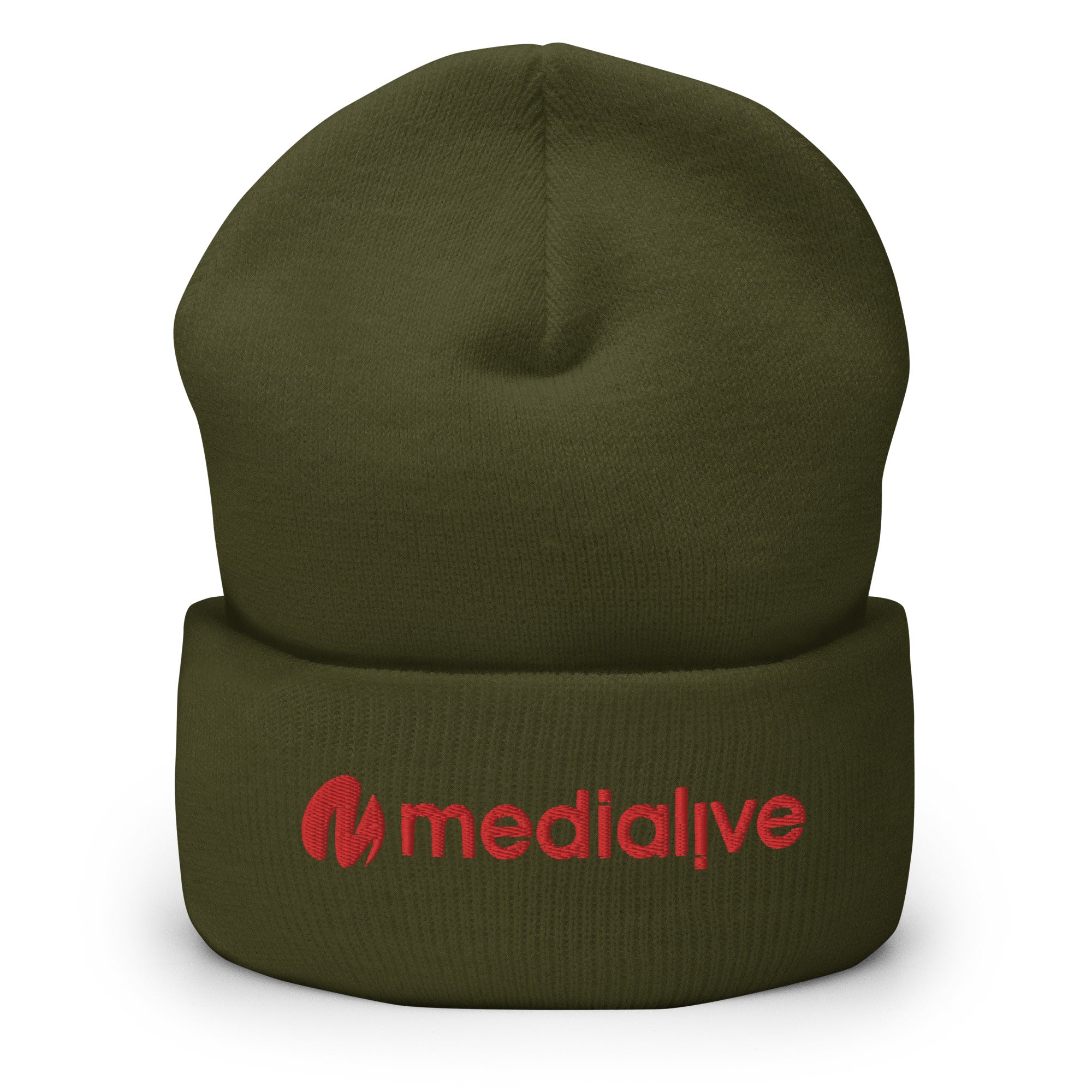 Logo Medialive - Bonnet à Revers - Brodé