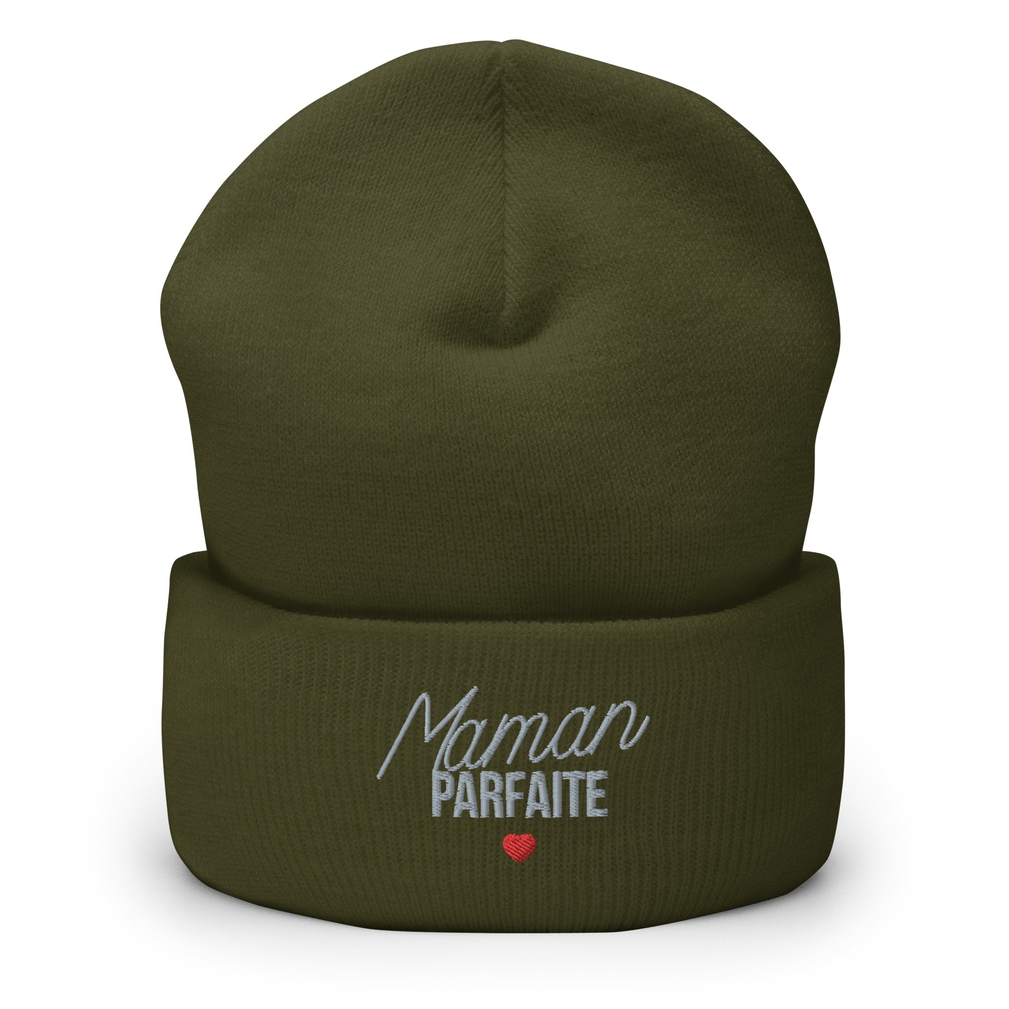 Maman parfaite - Bonnet à Revers - Brodé