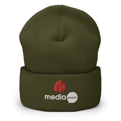 Media Group - Pro - Bonnet à Revers - Brodé