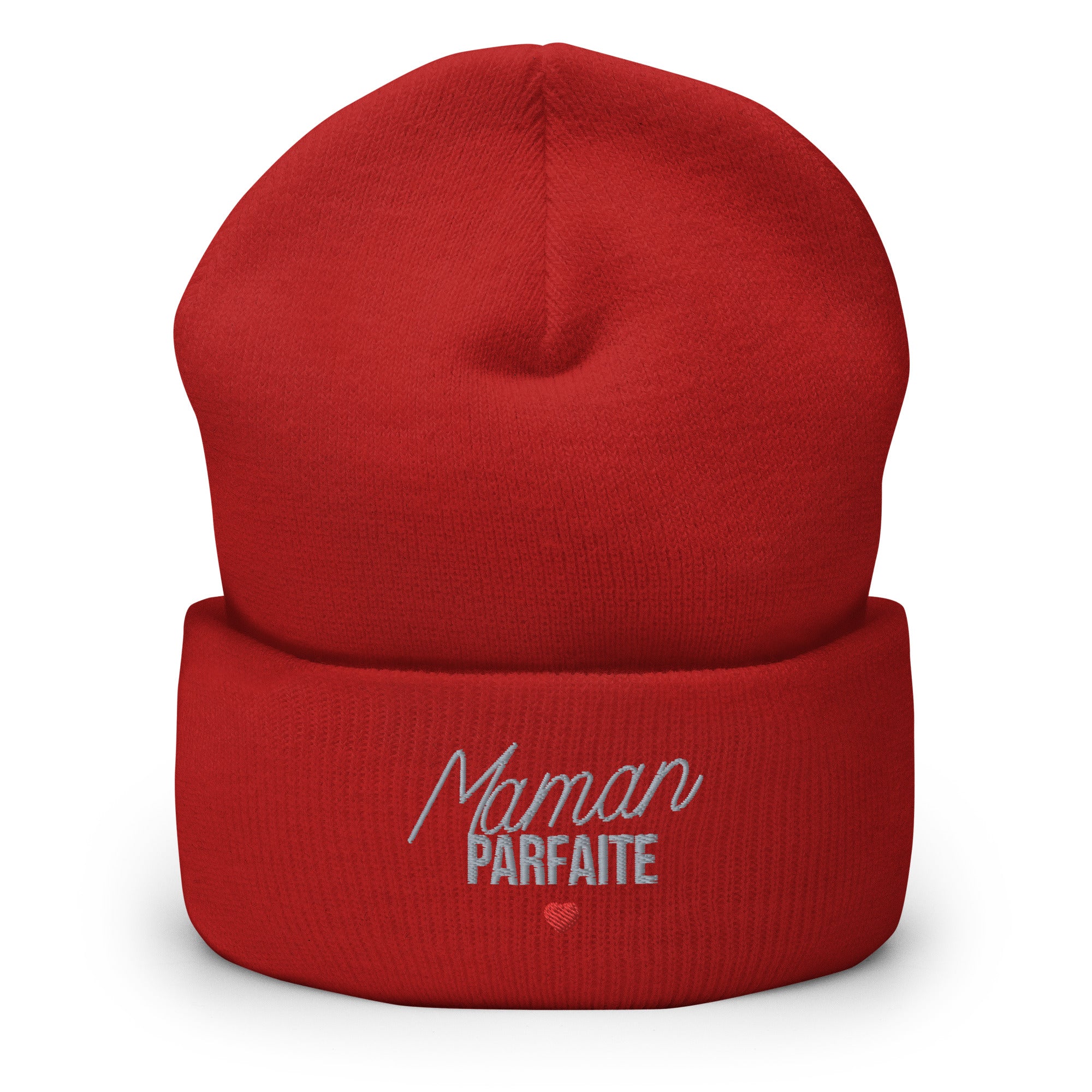 Maman parfaite - Bonnet à Revers - Brodé