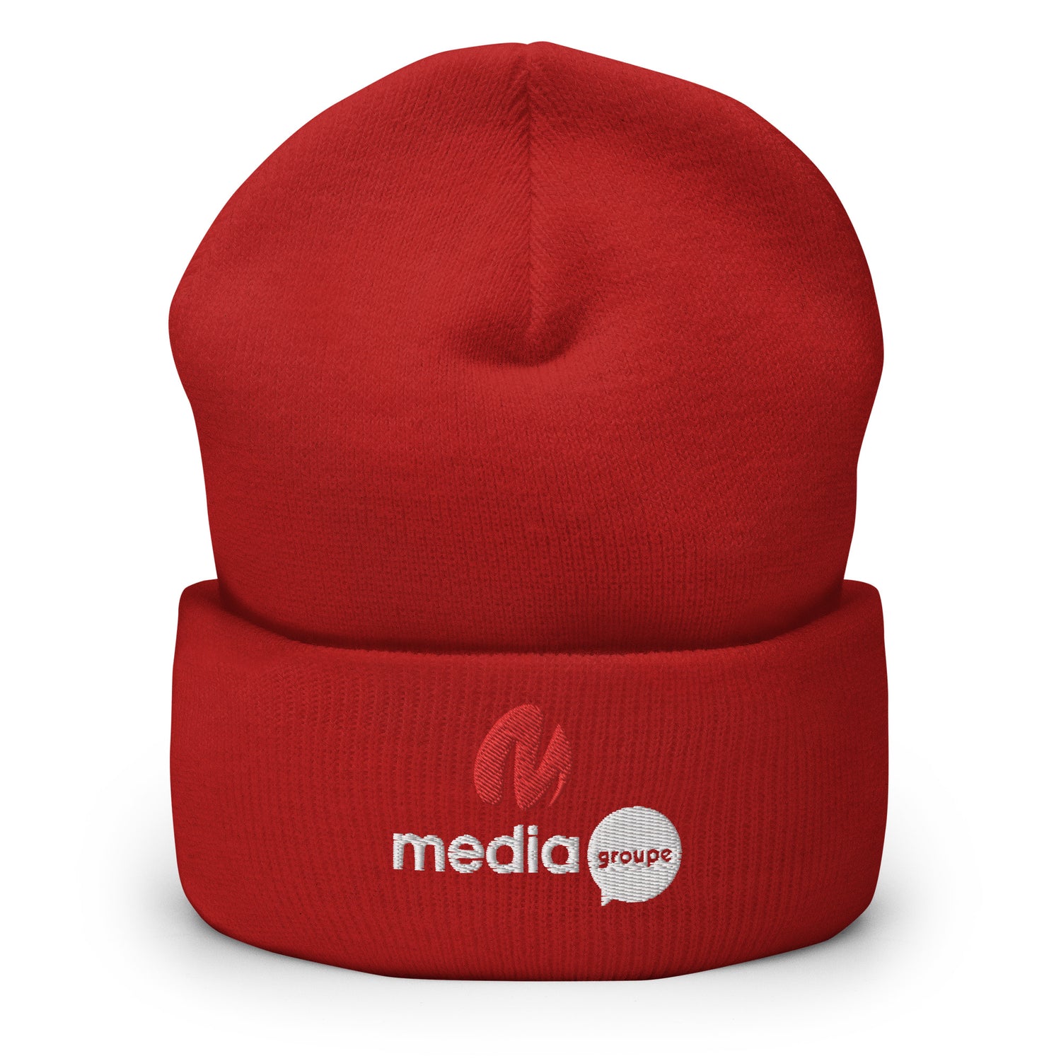 Media Group - Pro - Bonnet à Revers - Brodé