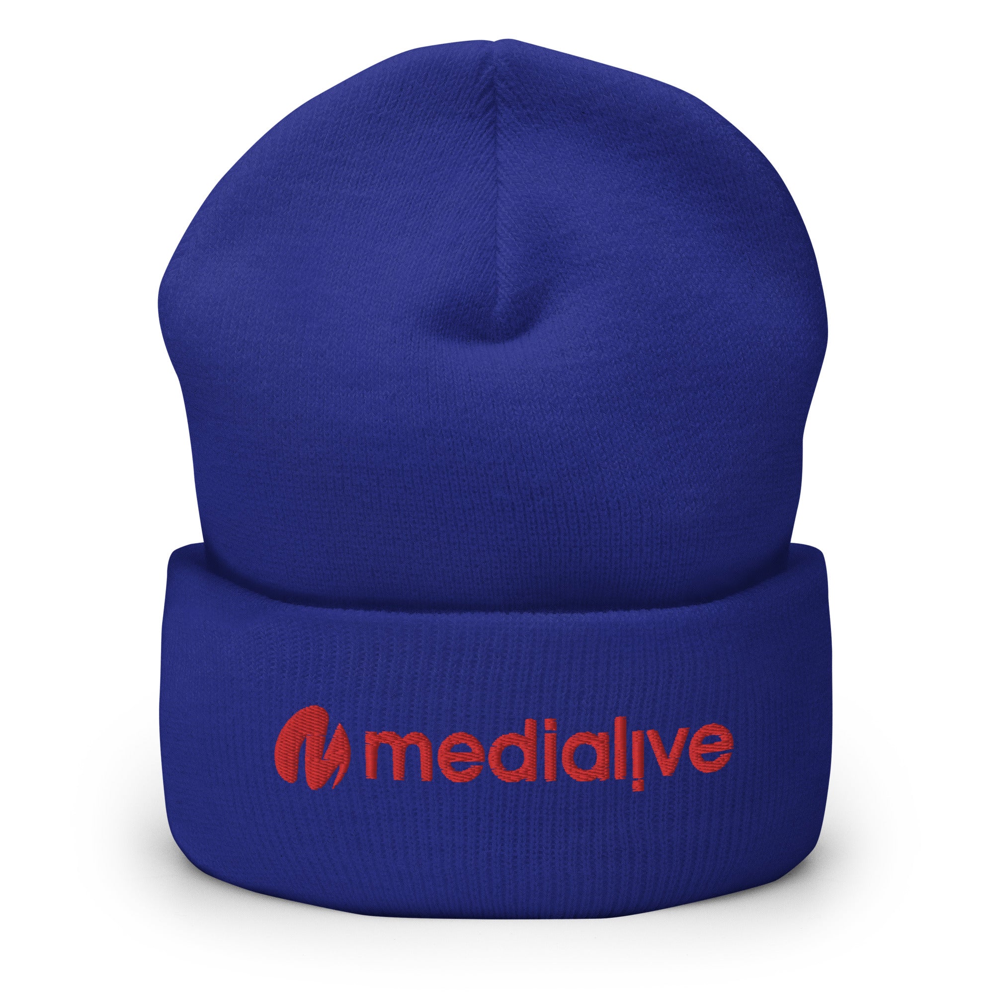 Logo Medialive - Bonnet à Revers - Brodé