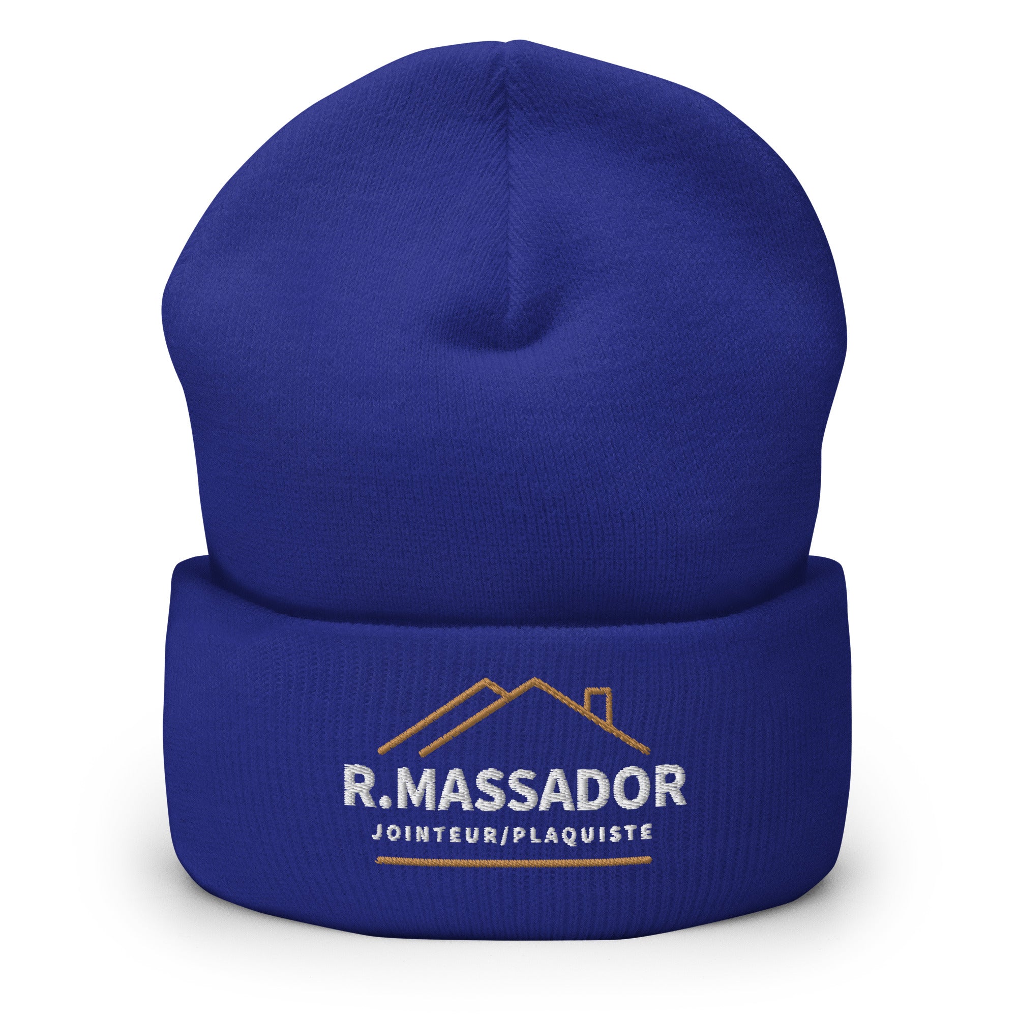 R. Massador - Bonnet à Revers - Brodé