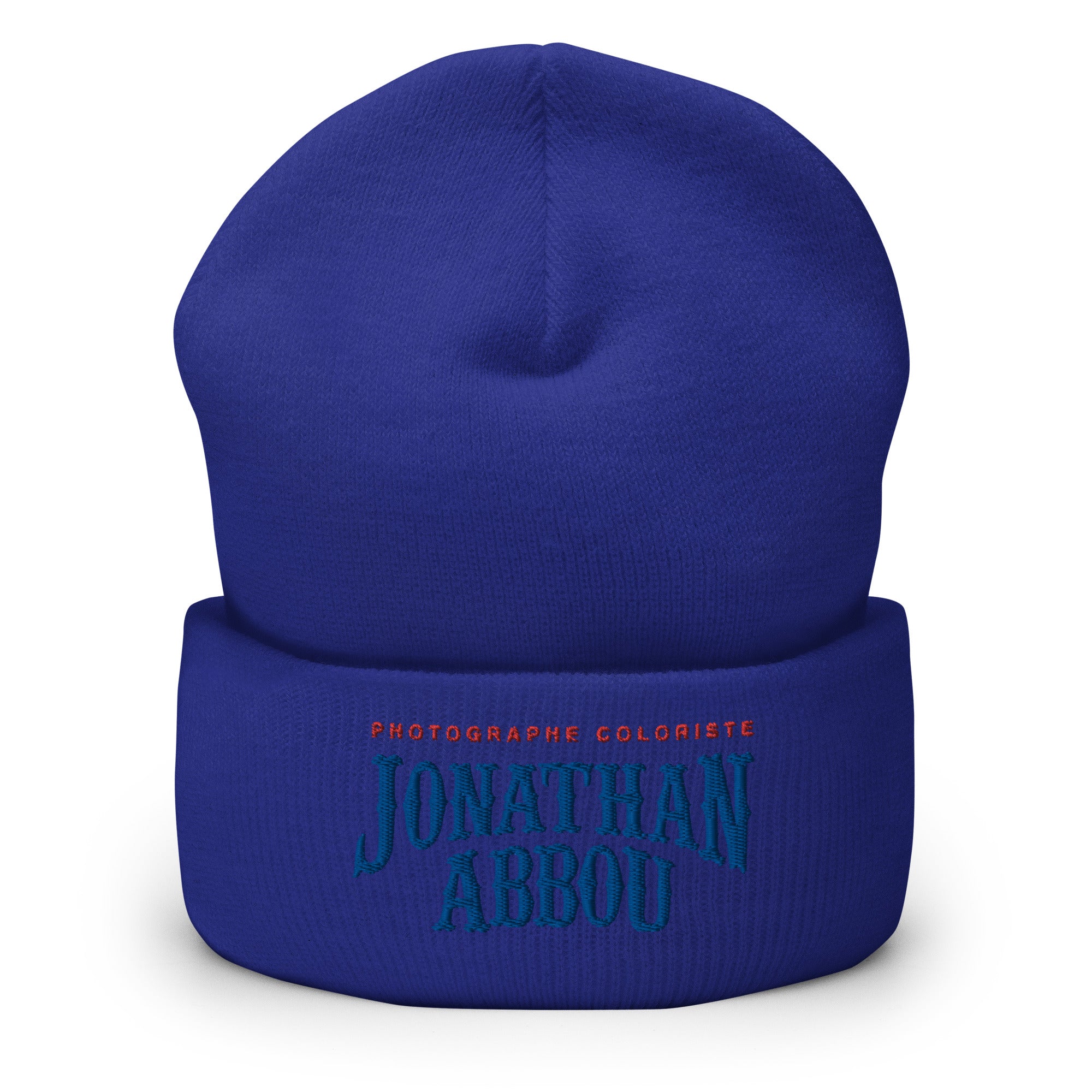 Jonathan abbou - Bonnet à Revers - logo - Brodé