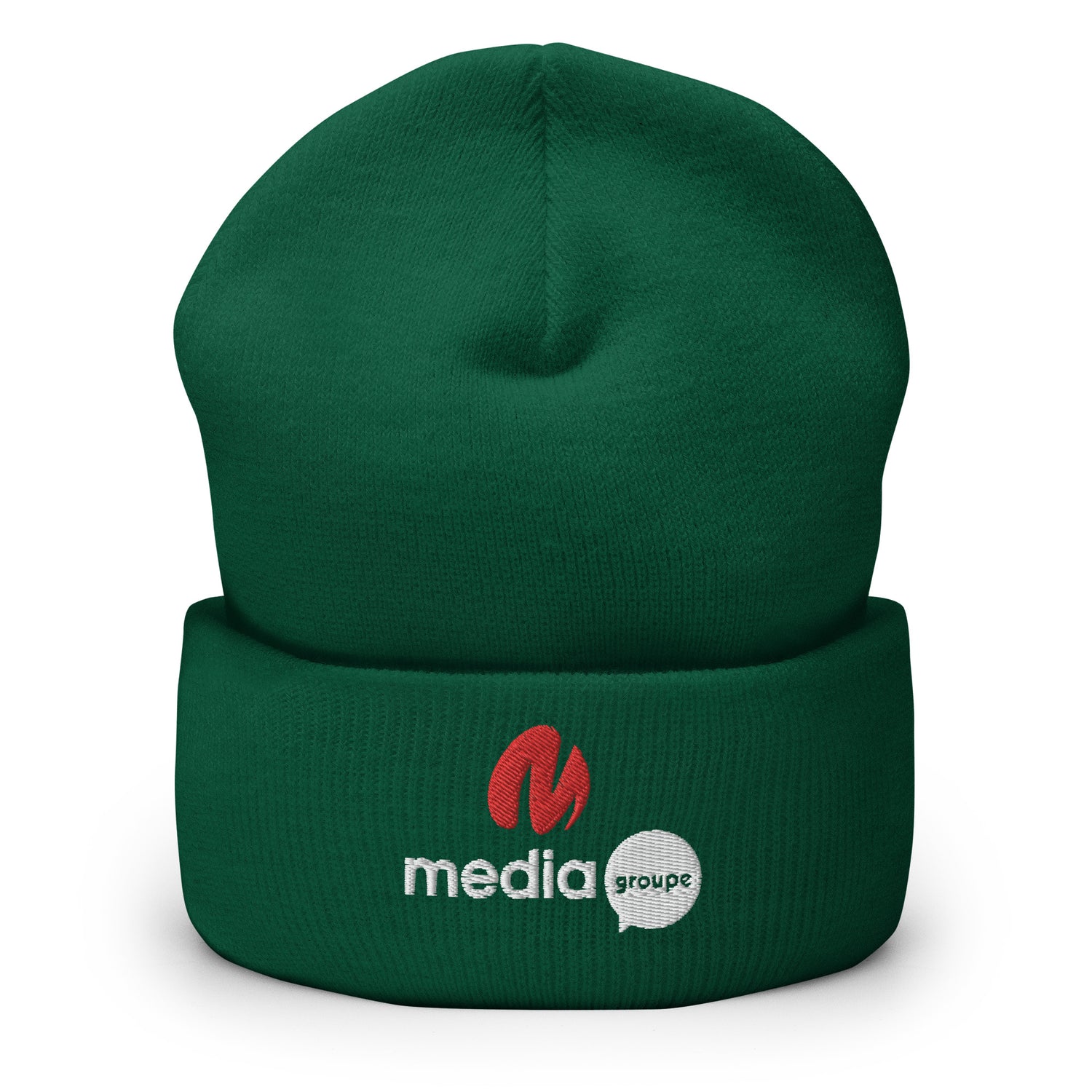 Media Group - Pro - Bonnet à Revers - Brodé
