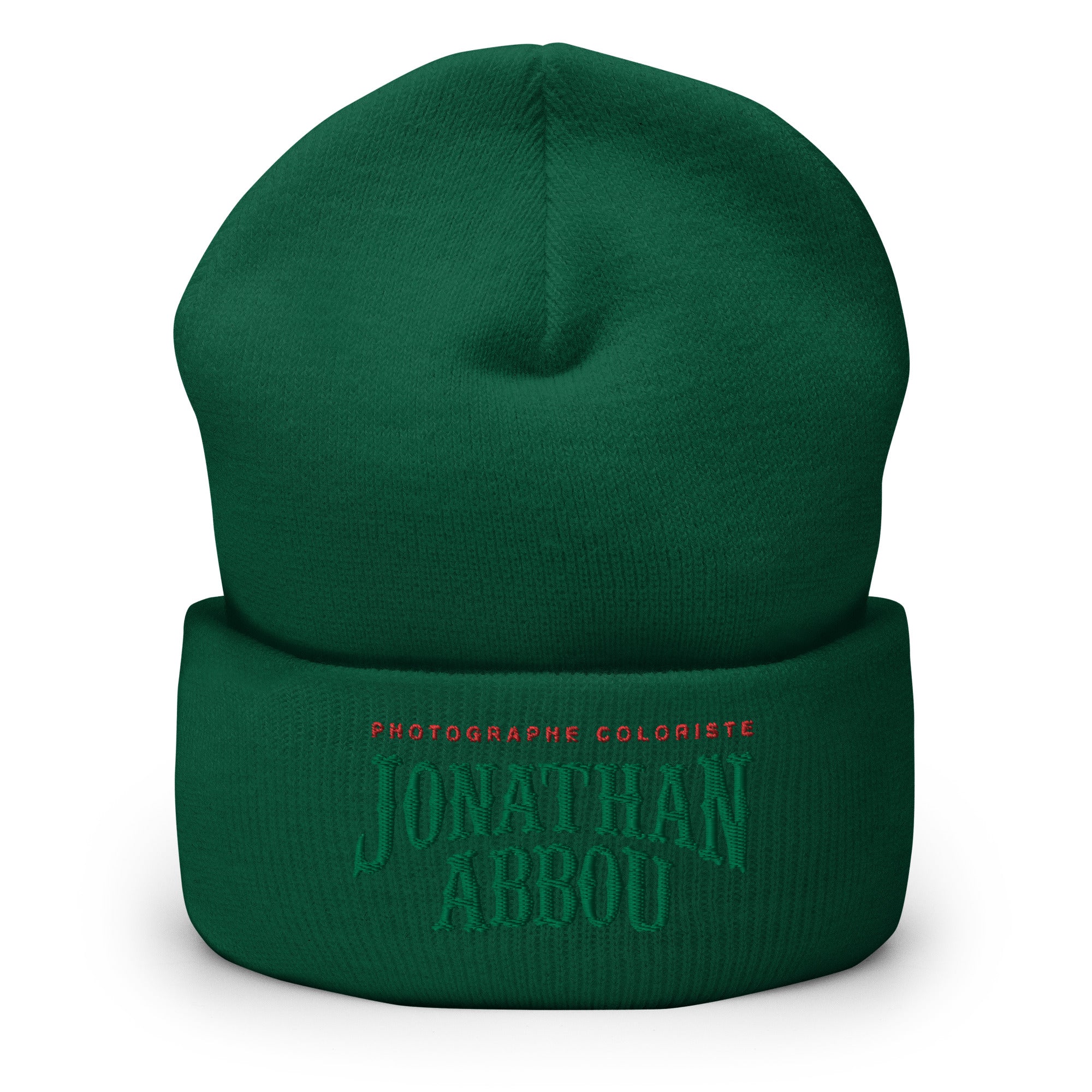 Jonathan abbou - Bonnet à Revers - logo - Brodé