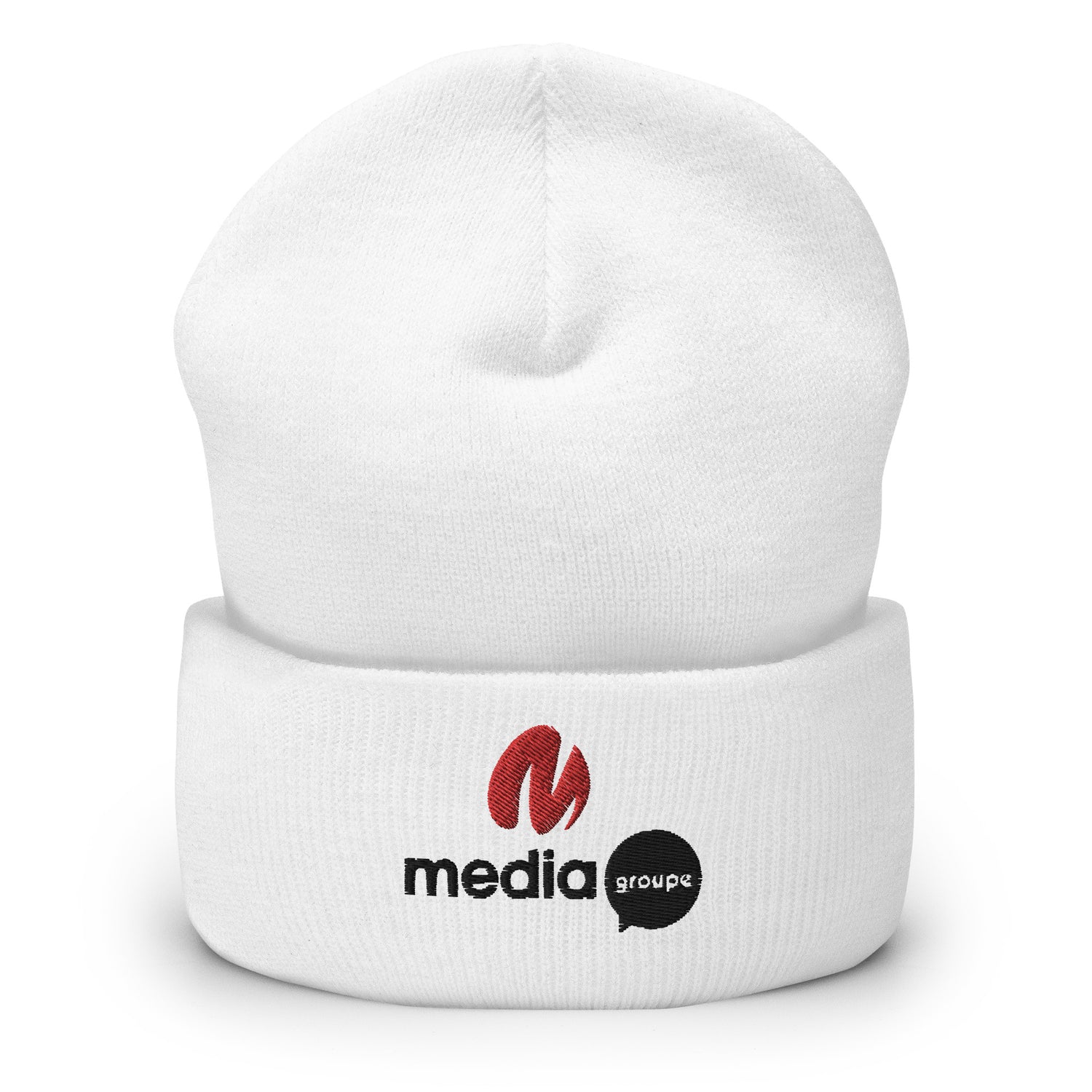 Media Group - Pro - Bonnet à Revers - Brodé