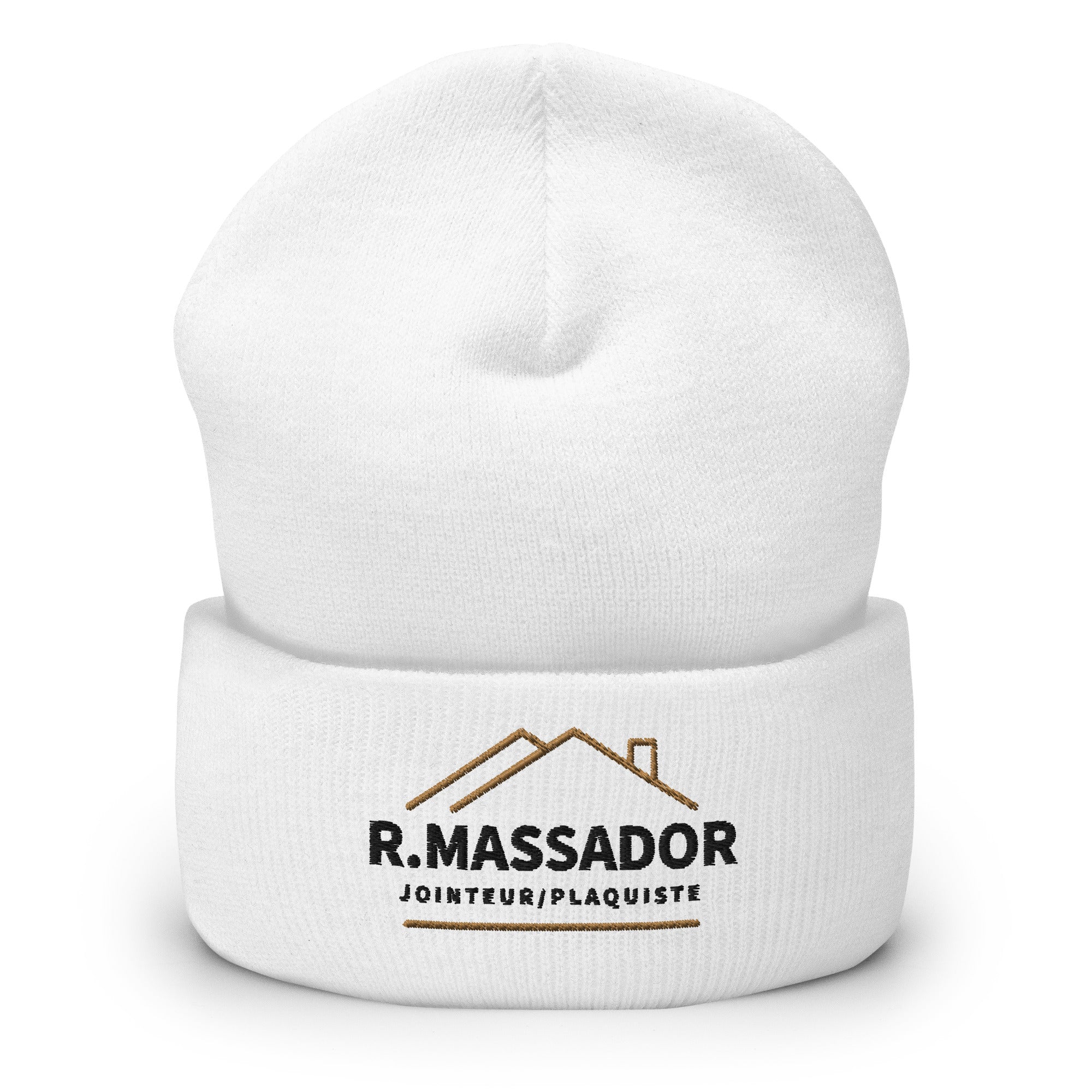 R. Massador - Bonnet à Revers - Brodé