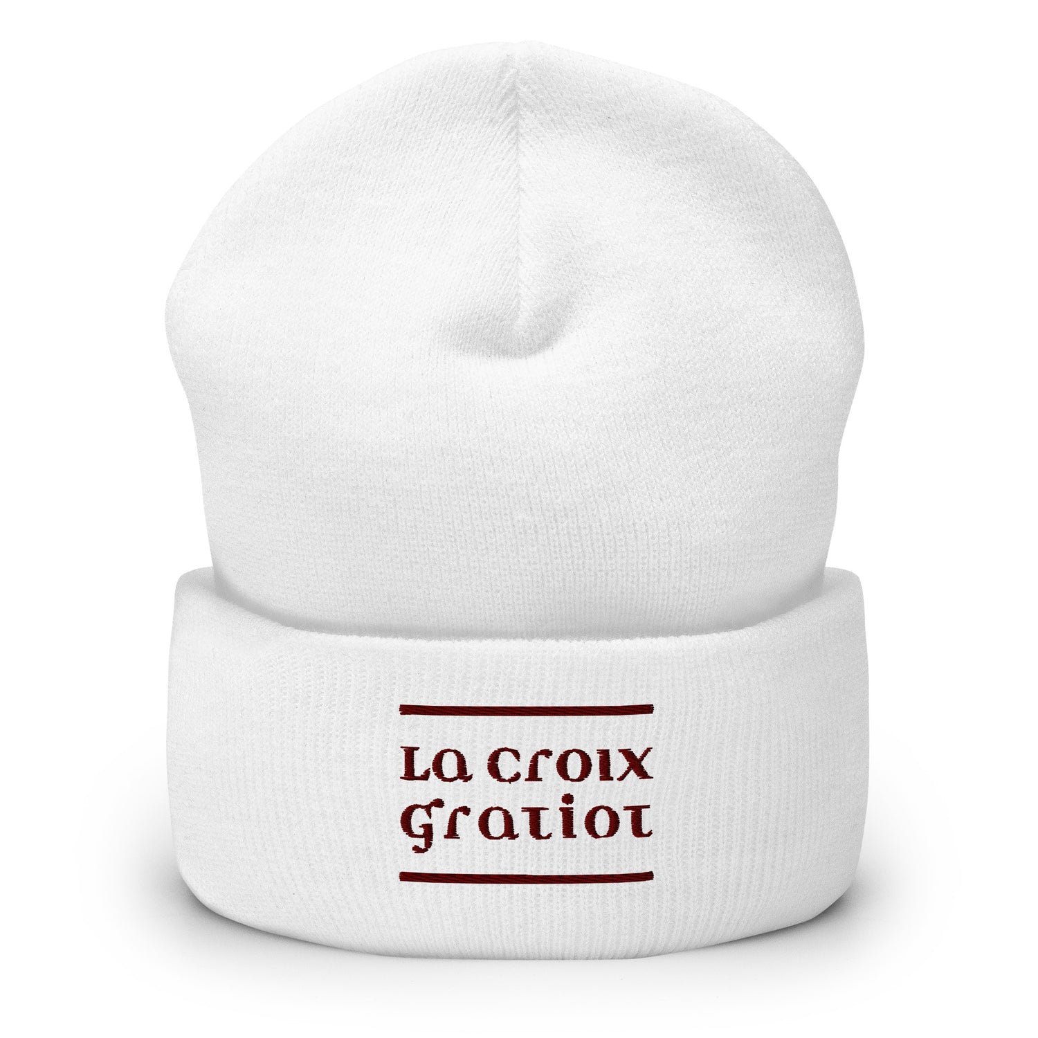 La Croix Gratiot - Bonnet à Revers - Brodé