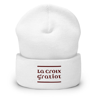 La Croix Gratiot - Bonnet à Revers - Brodé