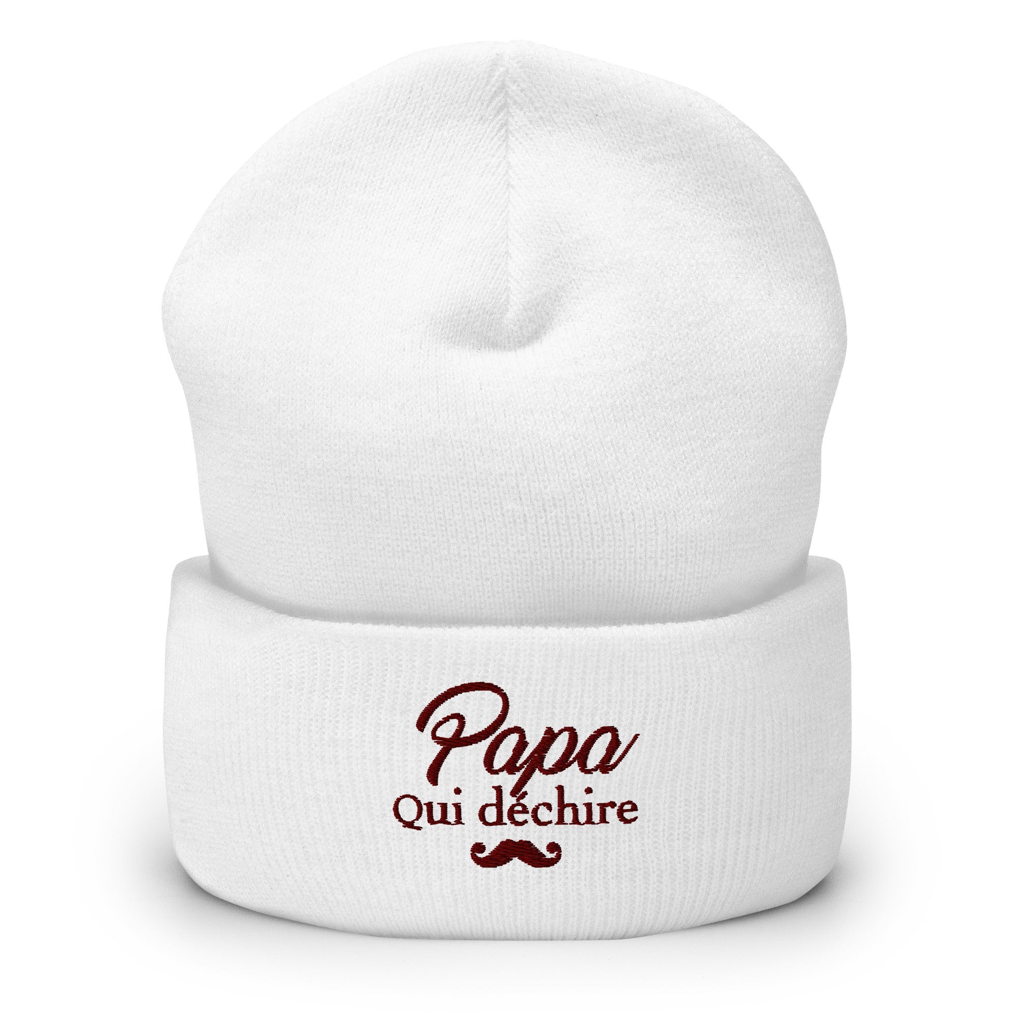 Papa qui déchire - Bonnet à Revers - Brodé