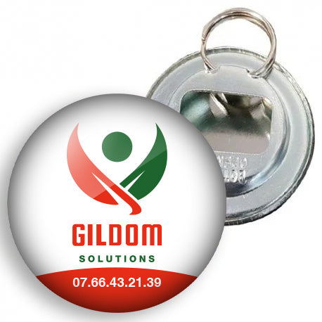 Gildom - Porte Clé Décapsuleurs 56mm - Soft Touch