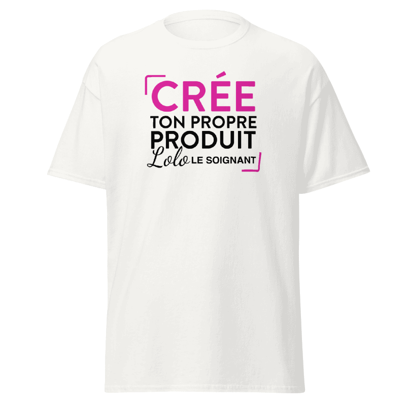 T-shirt classique unisexe personnalisable -  Lolo Le Soignant