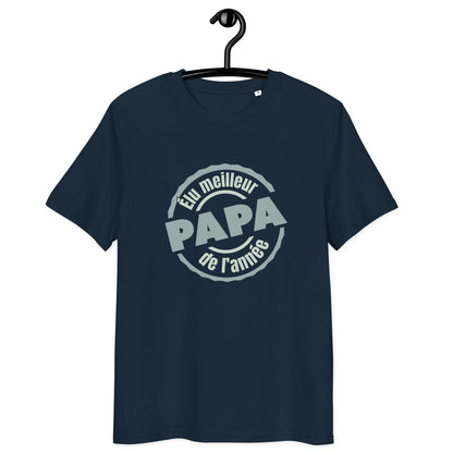 elu-meilleur-papa-tshirt-coton-bio-cadeau-pere-cadeau-famille