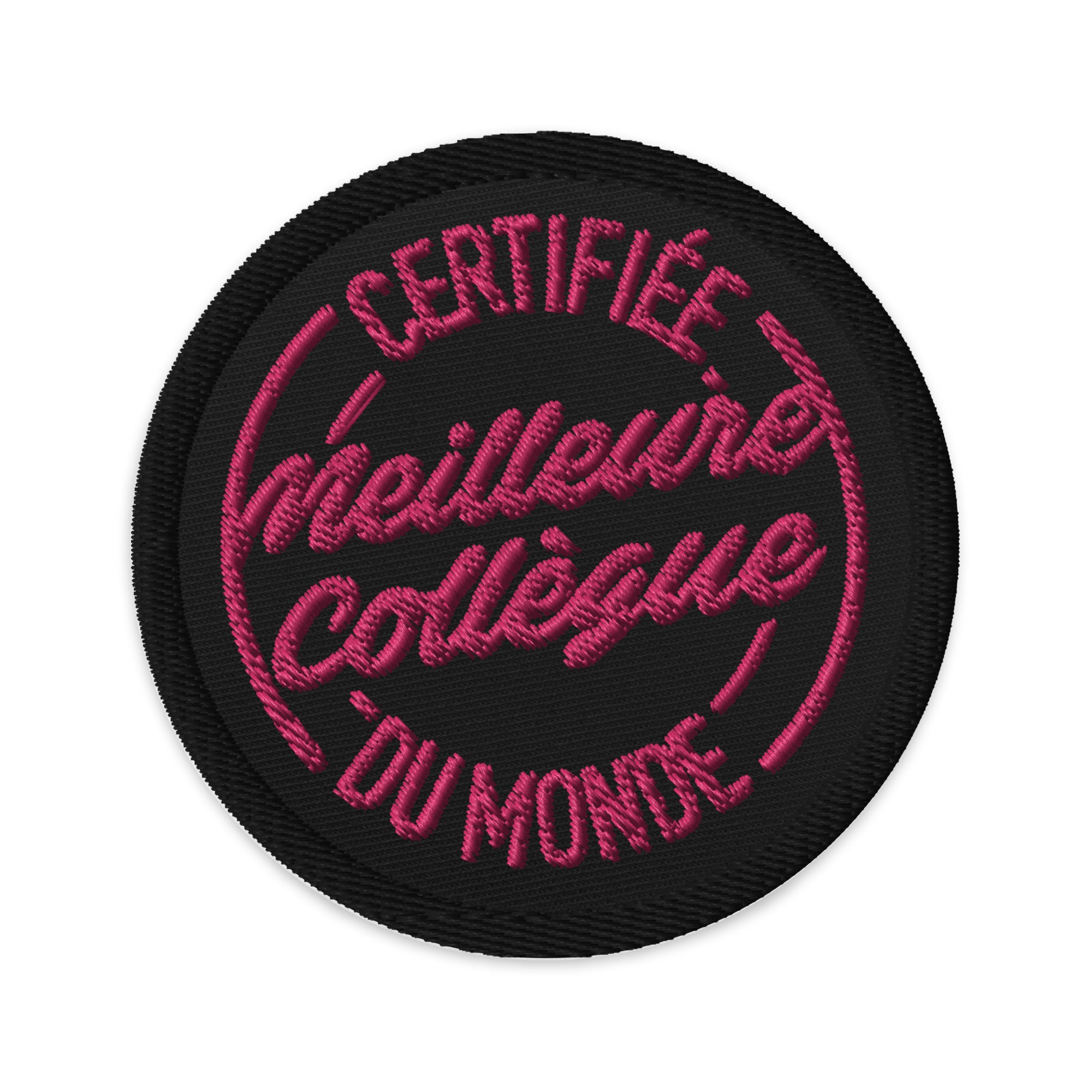 Certifiée meilleure collègue - Patchs brodés