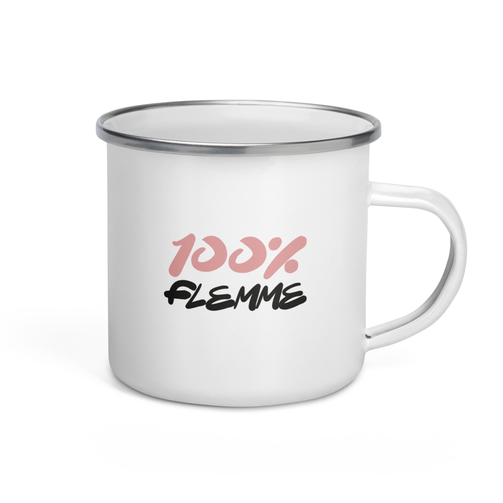 100% Flemme - Mug émaillé