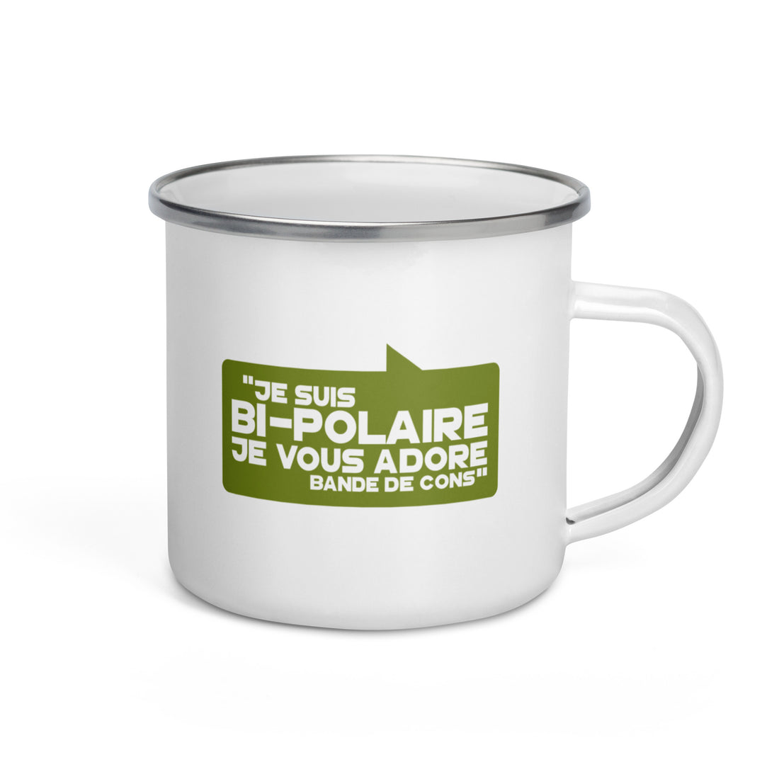 Bipolaire - Mug émaillé