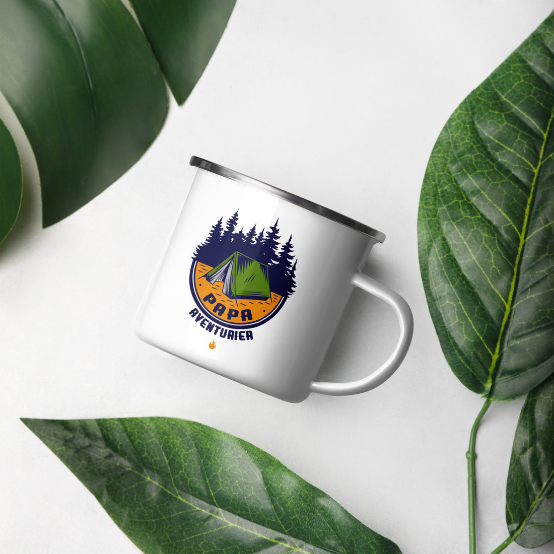 Papa aventurier - Mug émaillé