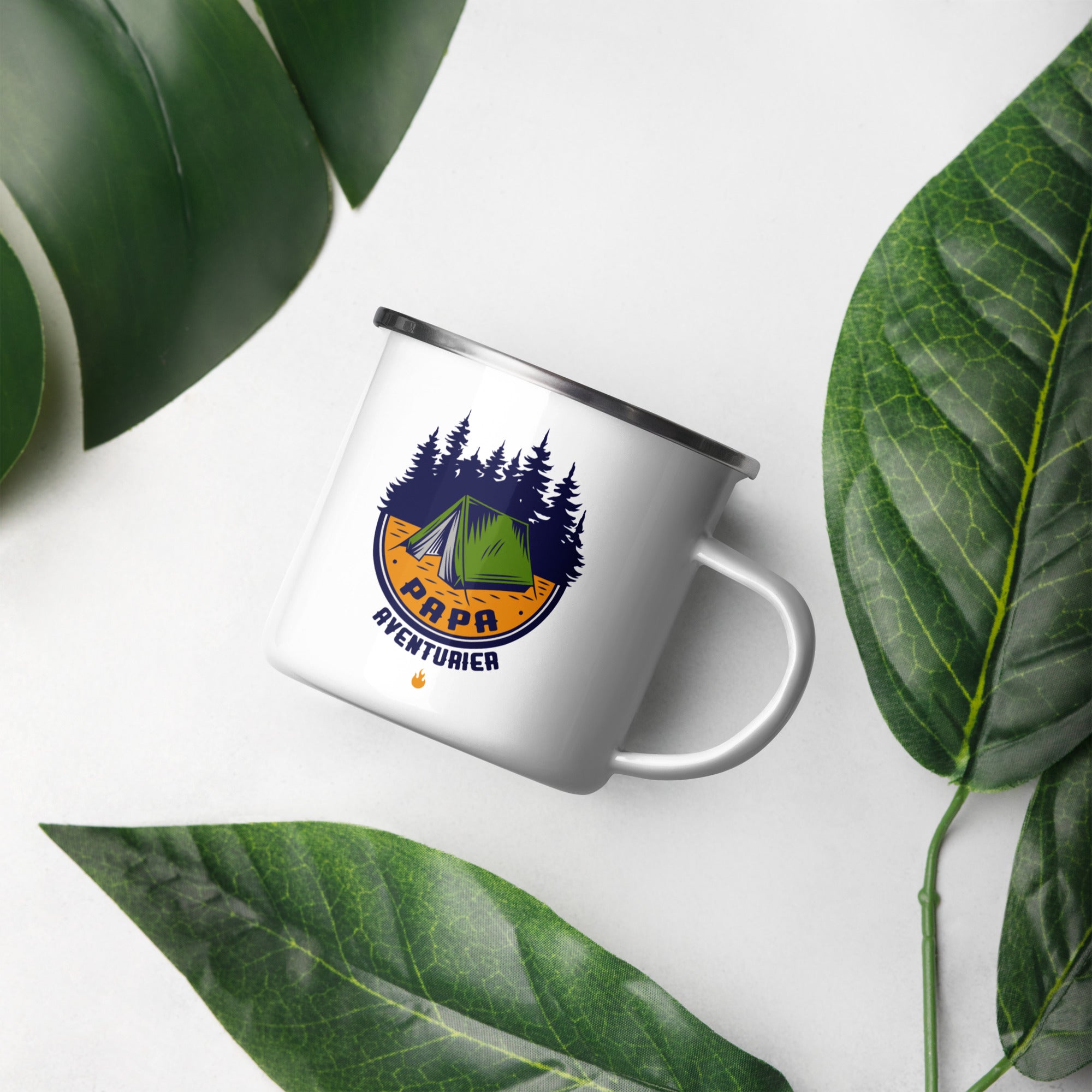 Papa aventurier - Mug émaillé