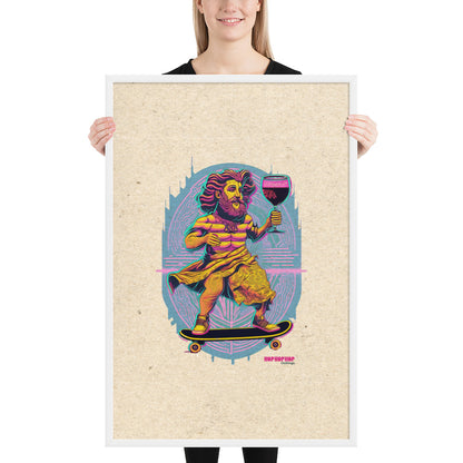 Hop Hop Hop - DVS - Bacchus Rider - Affiche Encadrée