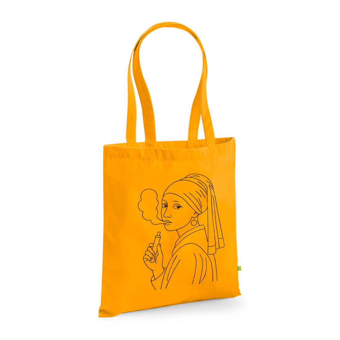 Fille à la vapote - Ma Carpette - Tote Bag en coton bio à piquer
