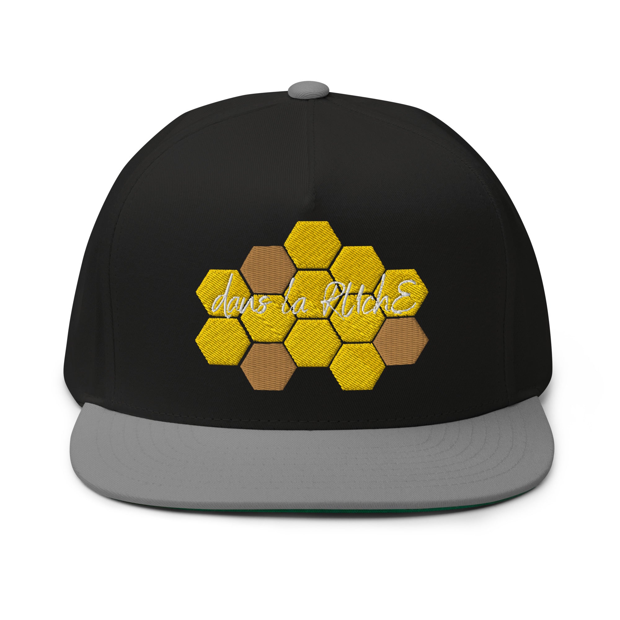 Dans la ruche - Casquette à Visière Plate - Brodée