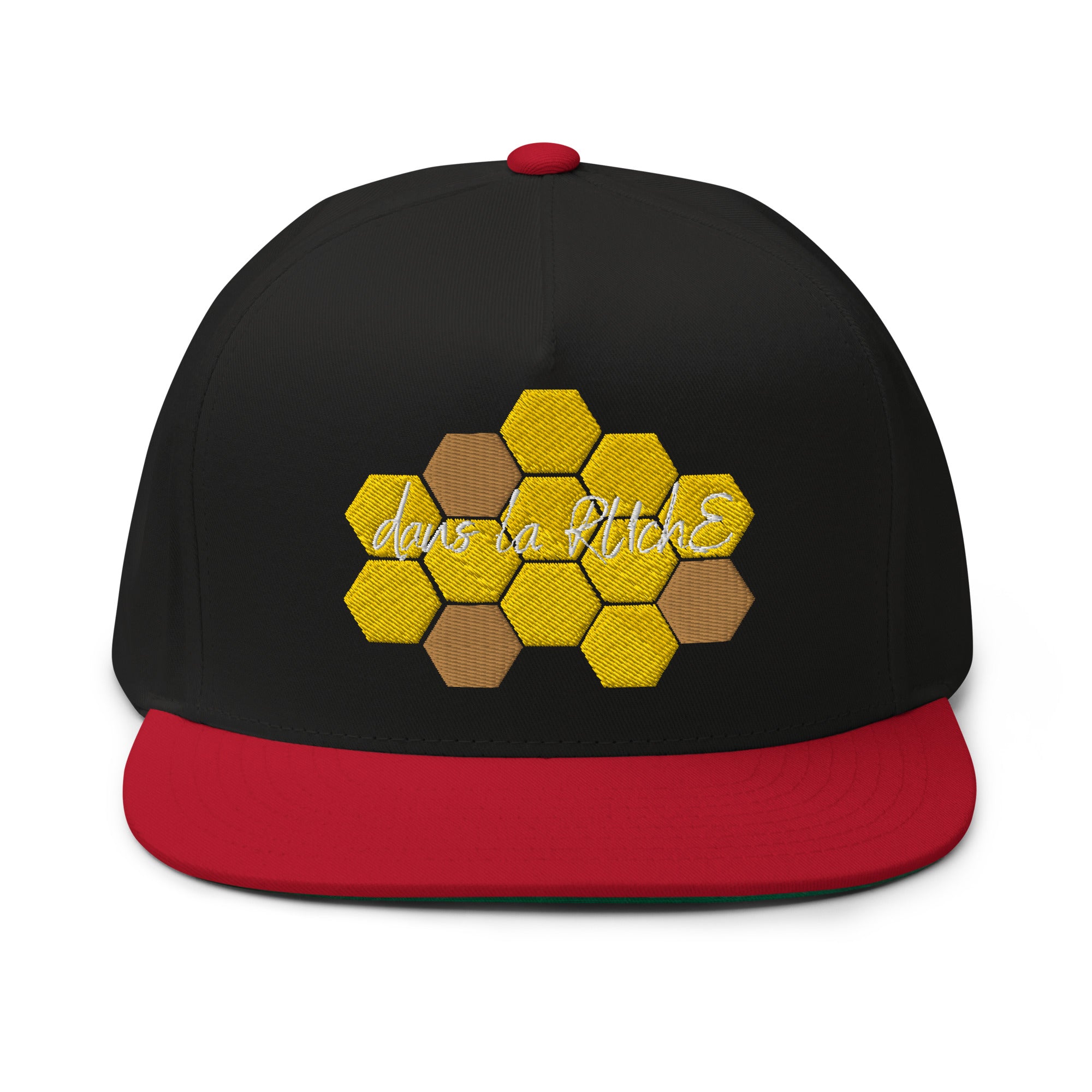Dans la ruche - Casquette à Visière Plate - Brodée