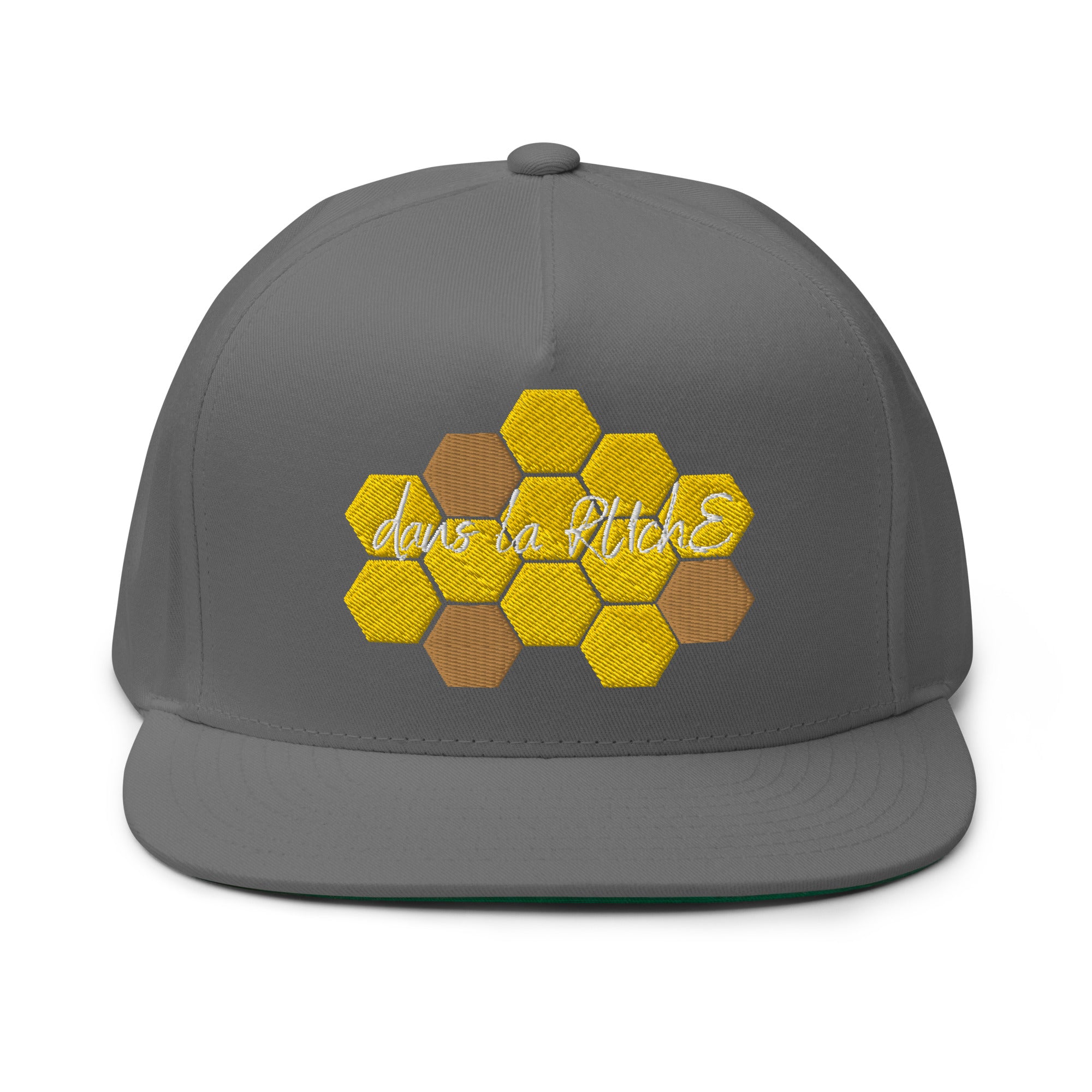 Dans la ruche - Casquette à Visière Plate - Brodée