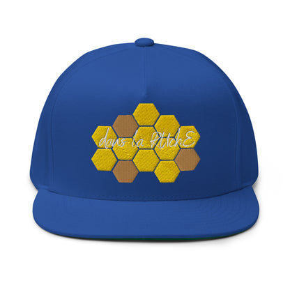 Dans la ruche - Casquette à Visière Plate - Brodée