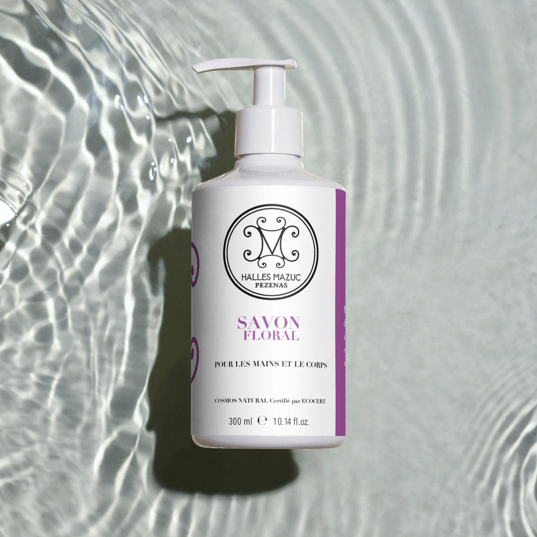 Halles Mazuc - Savon parfum floral pour les mains et le corps