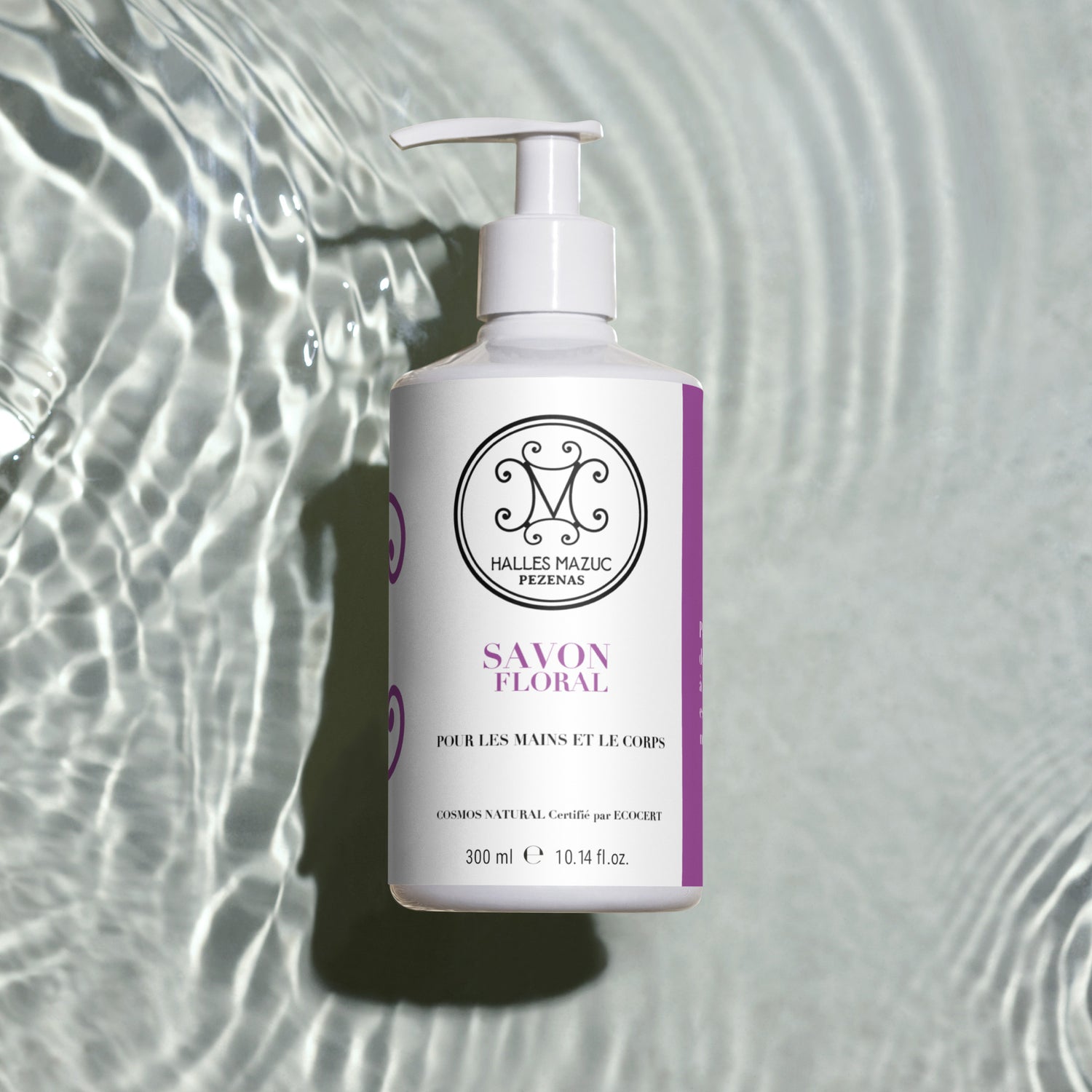 Halles Mazuc - Savon parfum floral pour les mains et le corps