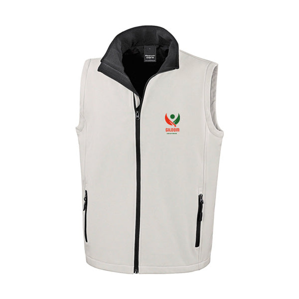 GILDOM - Veste softshell sans manche - Brodé Coeur