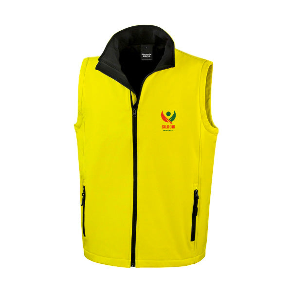 GILDOM - Veste softshell sans manche - Brodé Coeur