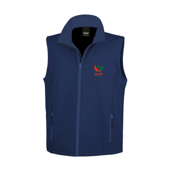 GILDOM - Veste softshell sans manche - Brodé Coeur