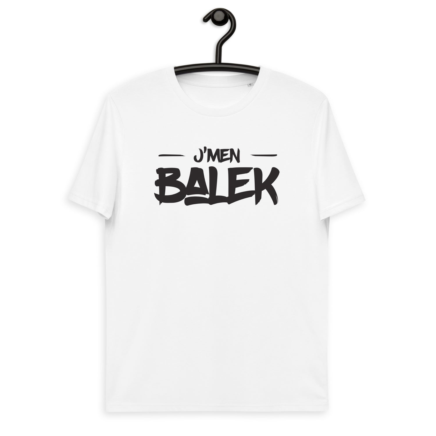 jmen-balek-tshirt-coton-bio-personnalise-blanc