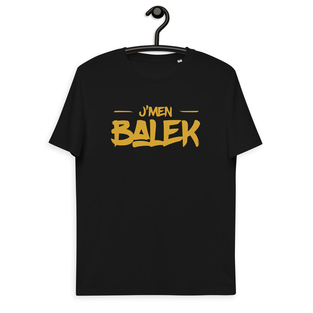 jmen-balek-tshirt-coton-bio-personnalise-noir