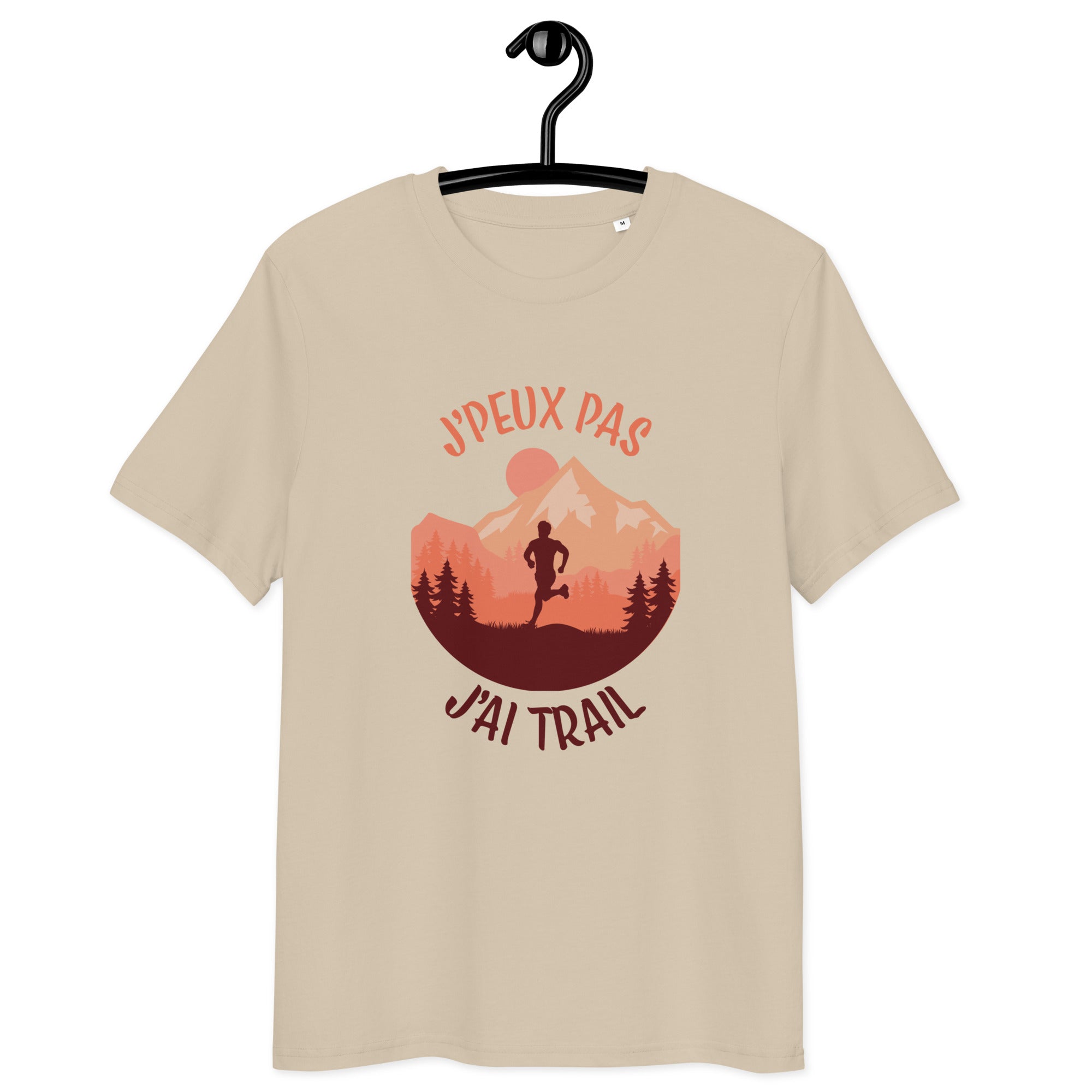 jpeux-pas-jai-trail-tshirt-personnalise-beige