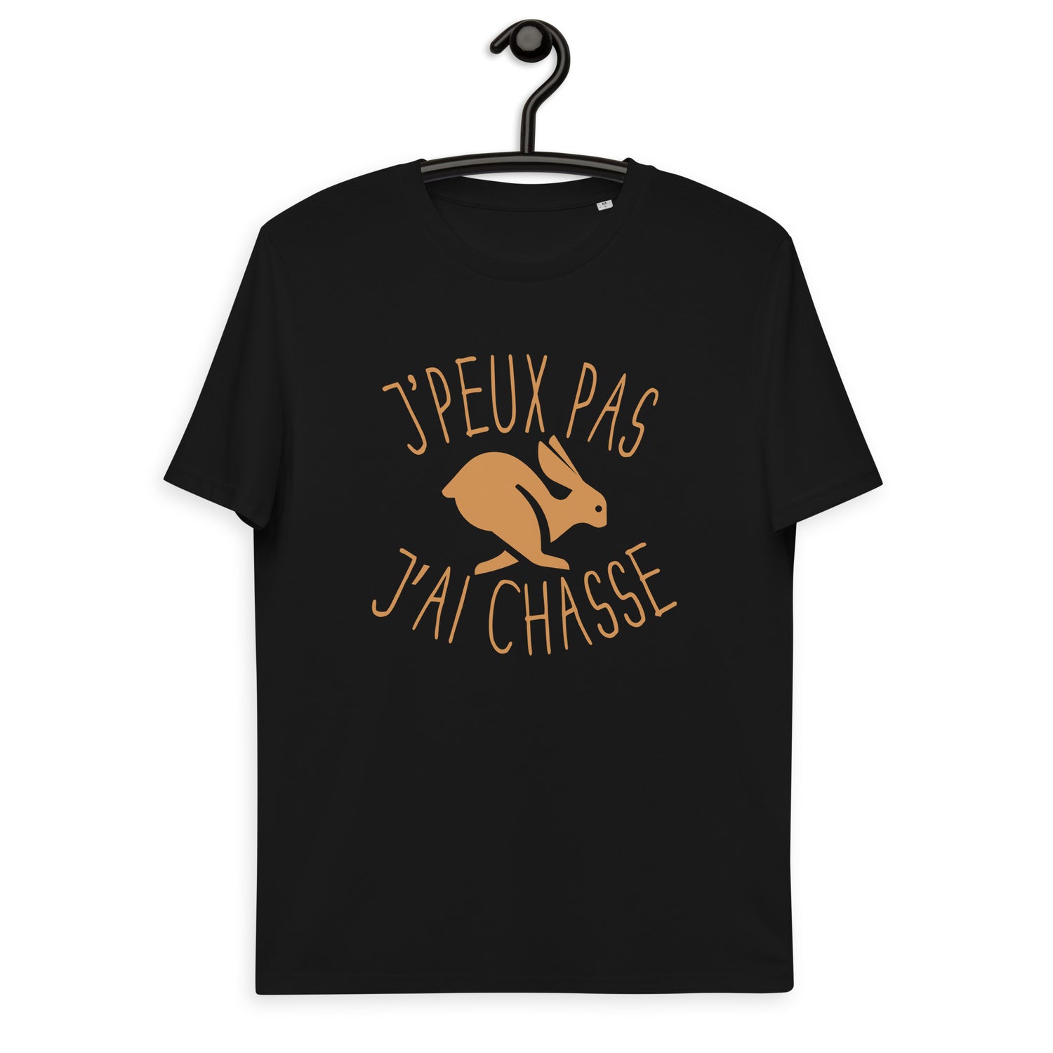 jpeuxpas-chasse-lievre-tshirt-personnalise-chasseur-noir